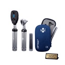 Fiber Optic  Otoscope, Ophthalmoscope Set, LED Lighting, Plastic Case