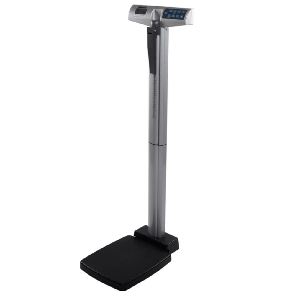 Digital Eye Level Scale with Stadiometer, BMI Measurement, Up to 250 KG