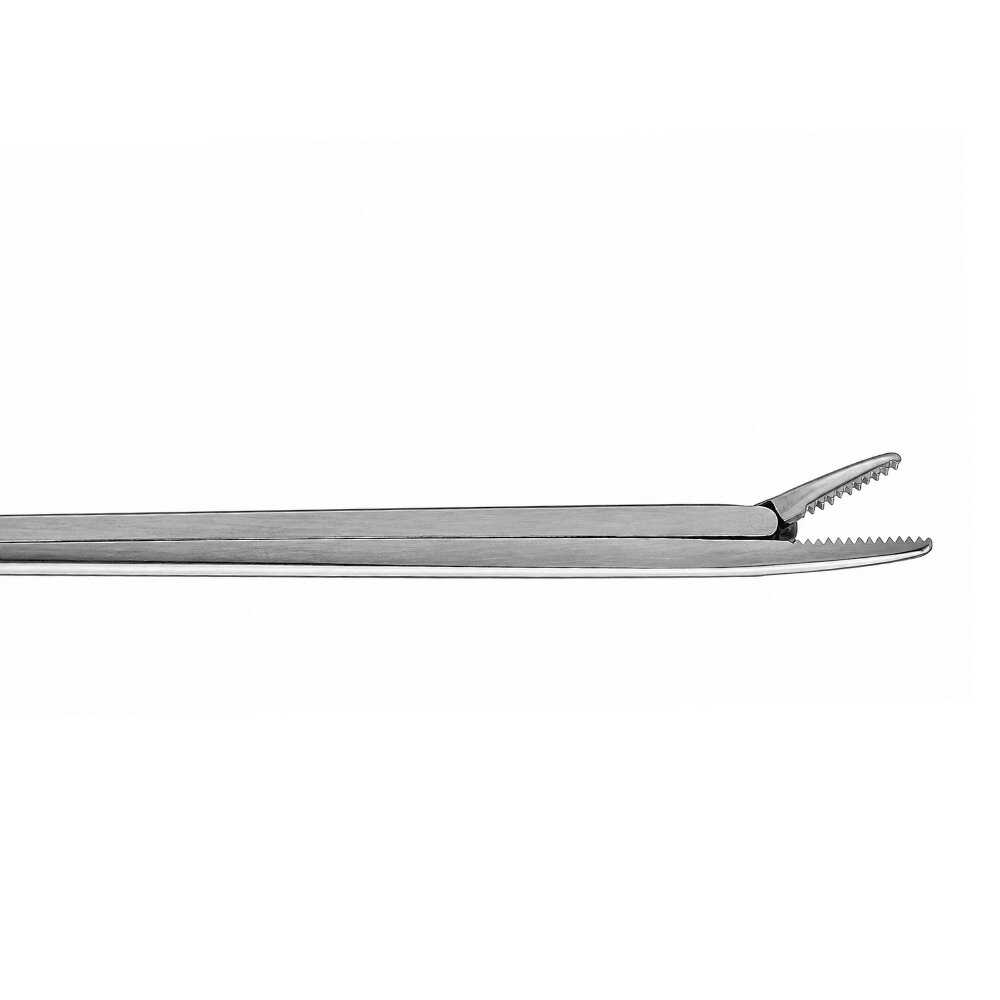 Hartmann Micro Crocodile Ear Forceps, Serrated, 8.5 cm 