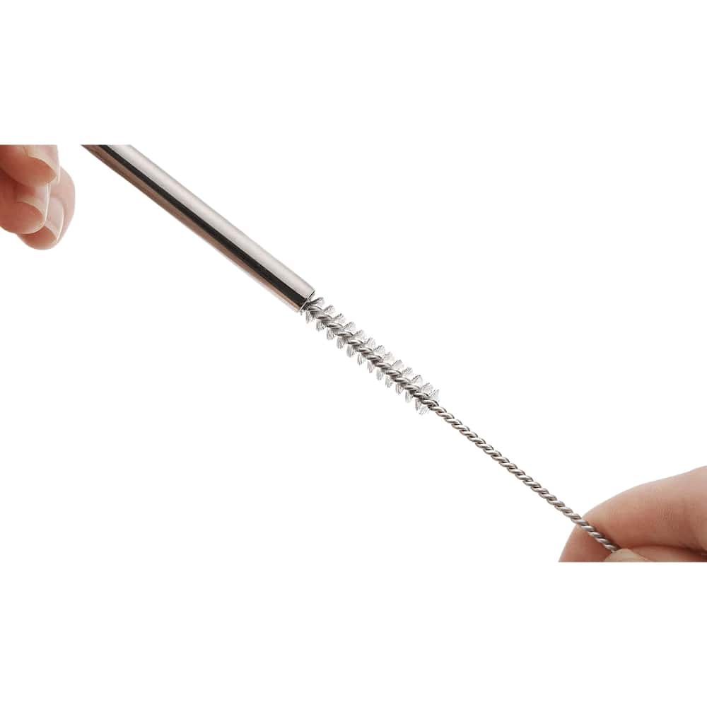 Soft Cannula Cleaning Brush, Steel Shaft