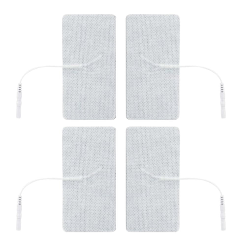 TENS Electrodes, Wired, Self Adhesive w/Conductive Gel, 5X10cm 