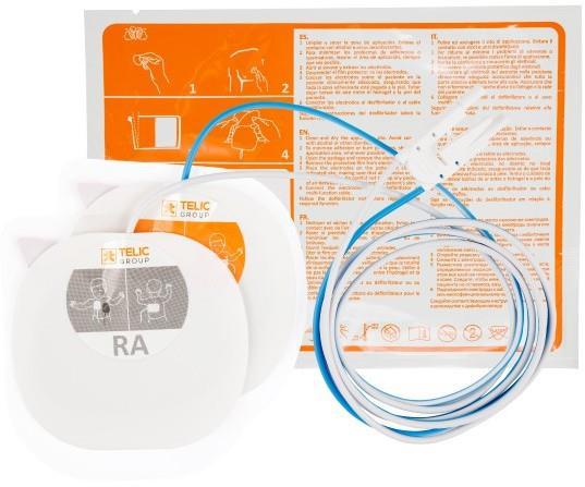 Defibrillator Electrodes - AED Pads Set Compatible with Schiller - Paediatric - Preconnected