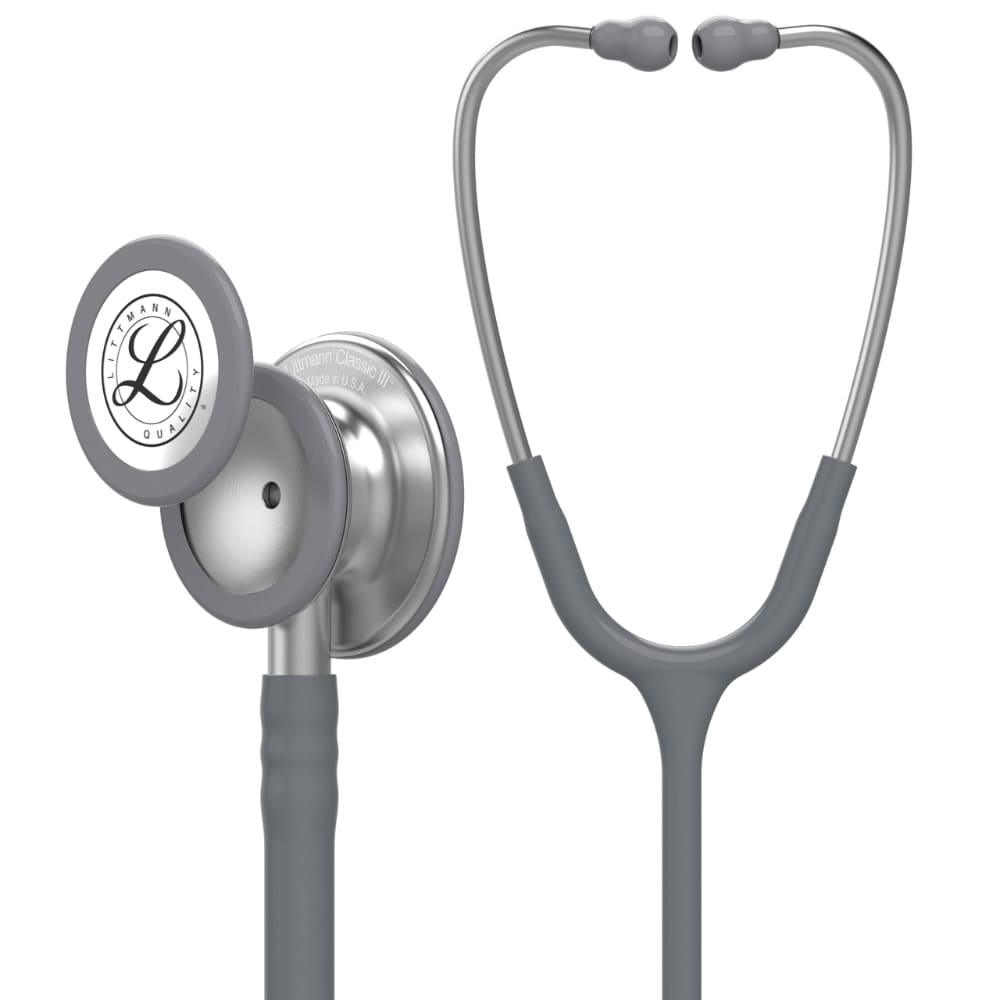 Littmann Stethoscope Classic III, Gray Tube, 27 Inch 