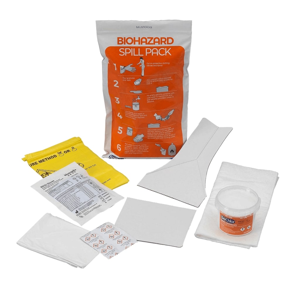 Biohazard Spill Kit, Single Use