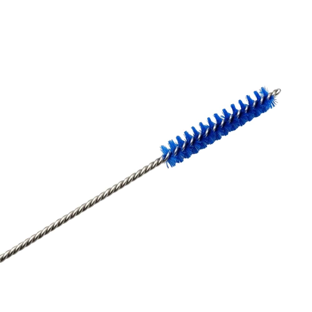 Stiff Cannula Cleaning Brush, Steel Shaft, Head 10*75mm, Length 60cm, Shaft(3.4mm) with Tip