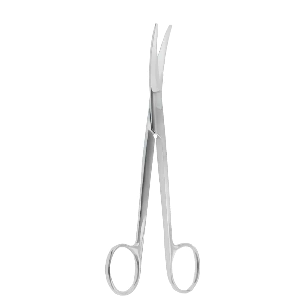 Rees Scissors, Curved, Tungsten Carbide Cutting Edges, 17 cm