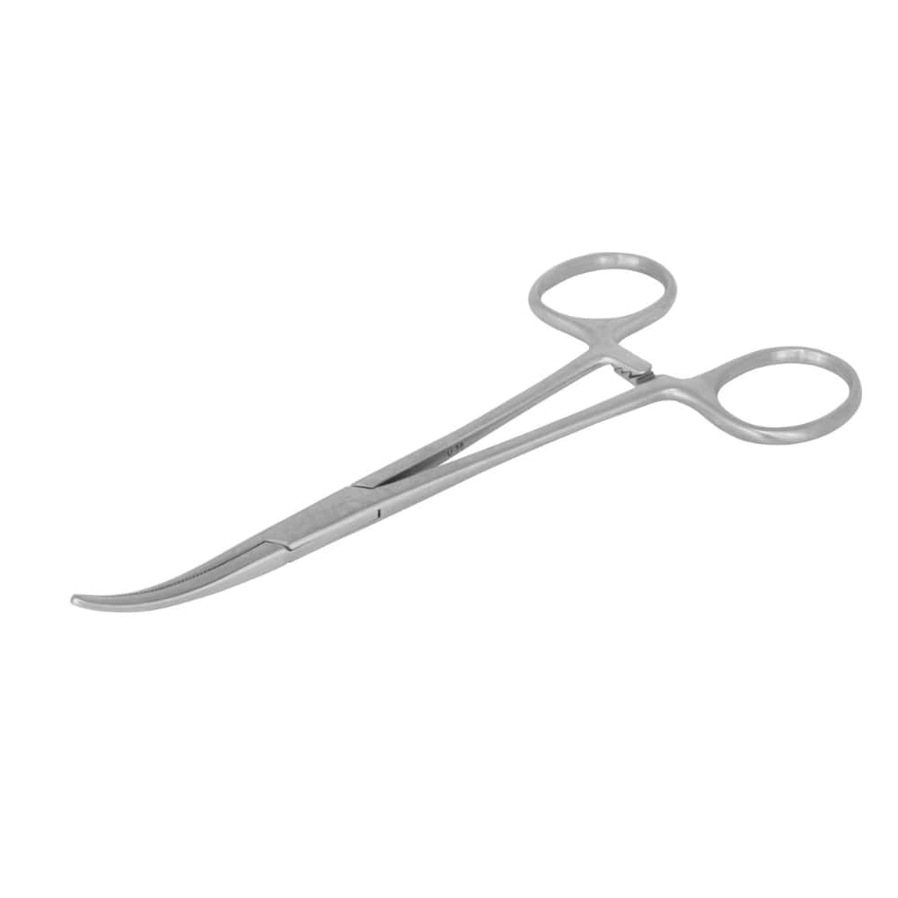Kelly Hemostatic Forceps, Titanium, Curved, 14 cm