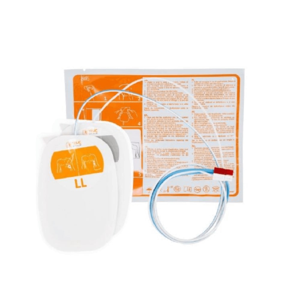 Defibrillator Electrodes - AED Pads Set Compatible with Zoll X Series - Adult - Preconnected