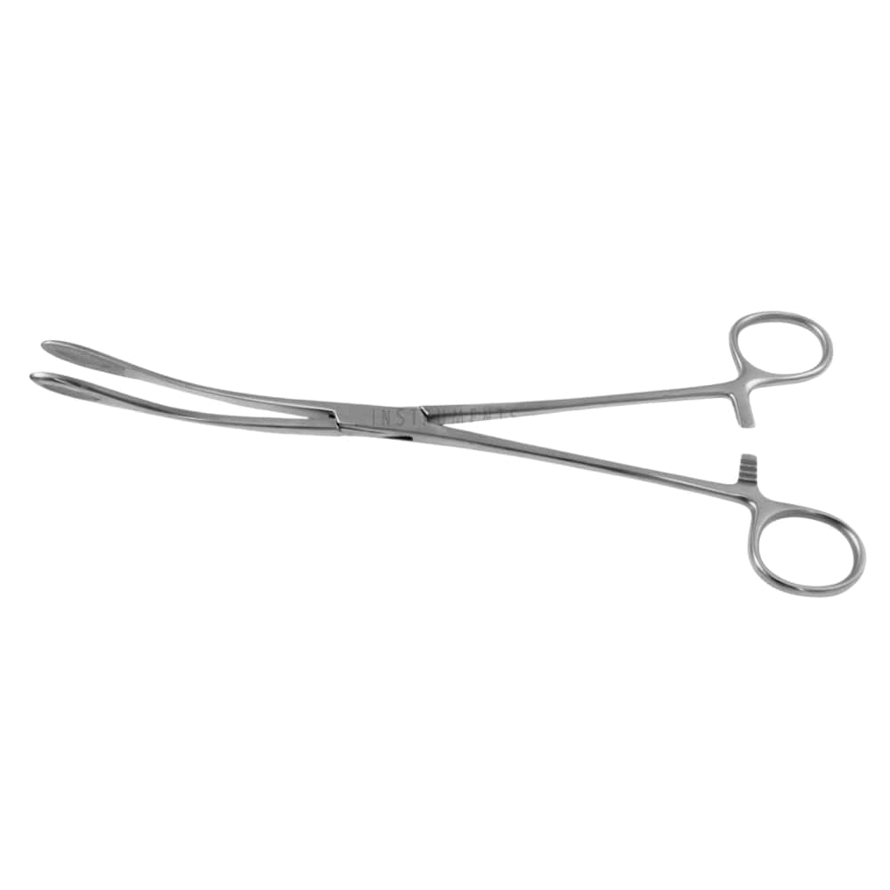 Foerster Swab Forceps, Narrow, Curved, 25 cm 
