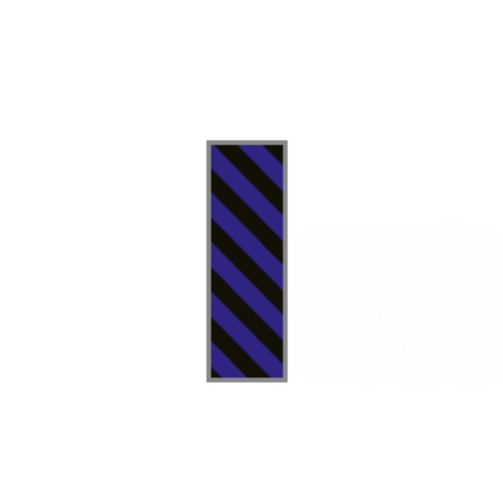 Patterned Identification Sheet Tape, Black-Purple, diagonal stripe