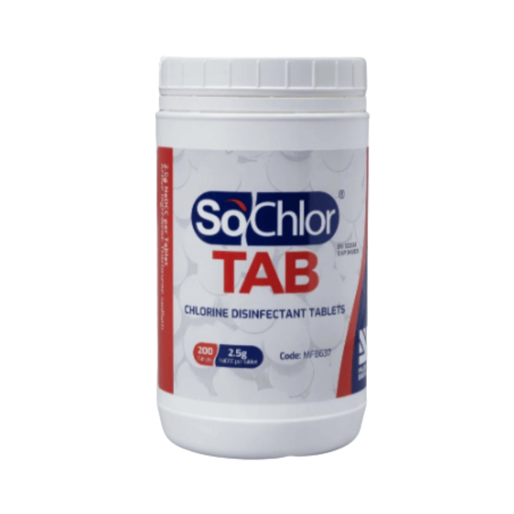 SoChlor Disinfectant Tablets, 2.5 gm, 200 Tablets