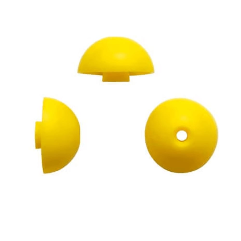 Disposable ADI Mushroom Shaped Ear Tips, Yellow, 12mm