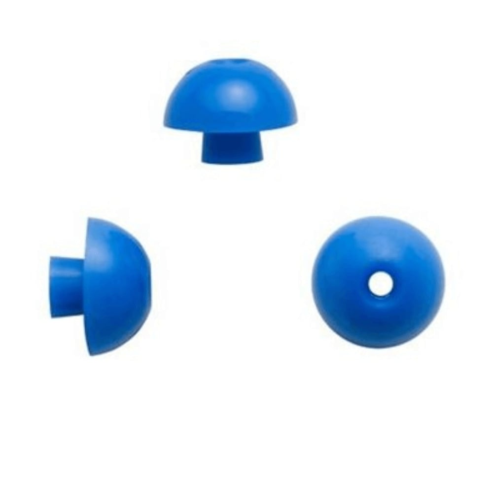 Disposable ADI Mushroom Shaped Ear Tips, Blue, 15 mm