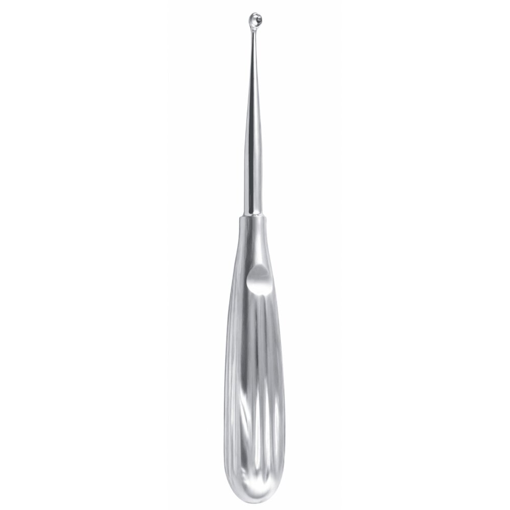 Bruns Bone Curette, 165 mm
