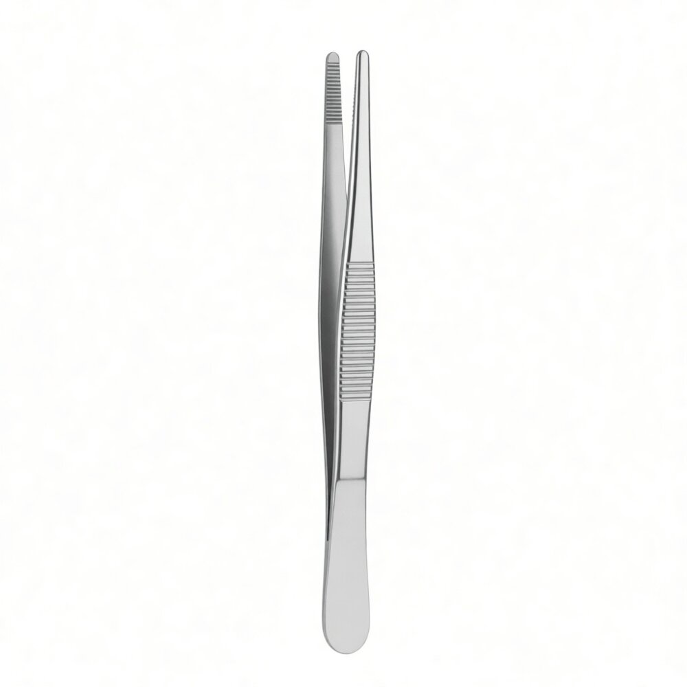 Standard Dissecting Forceps, Serrated, 145 mm