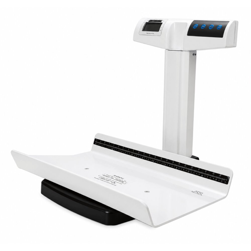 Digital Pediatric Tray Scale with Length Measurement, Motion Detection for Accurate Measurements
