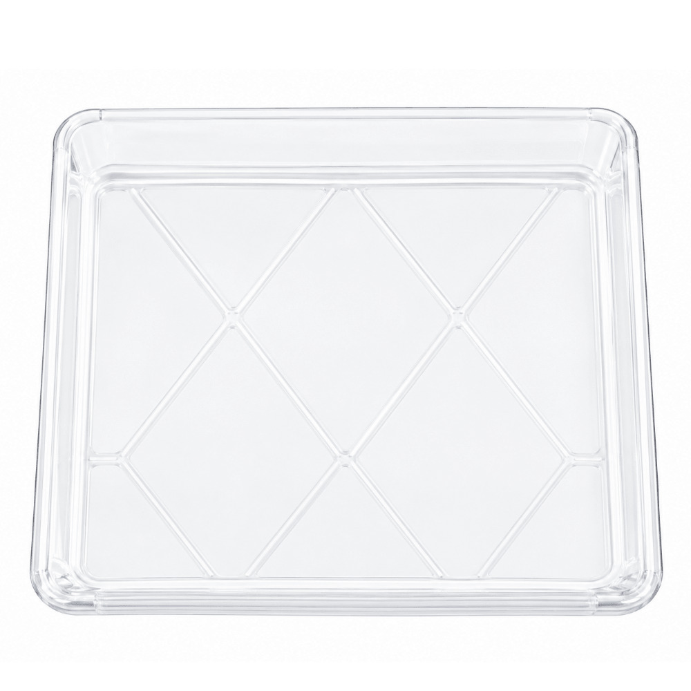 Medical Tray, Plastic, for Instruments, Dressings and Supplies, Clear