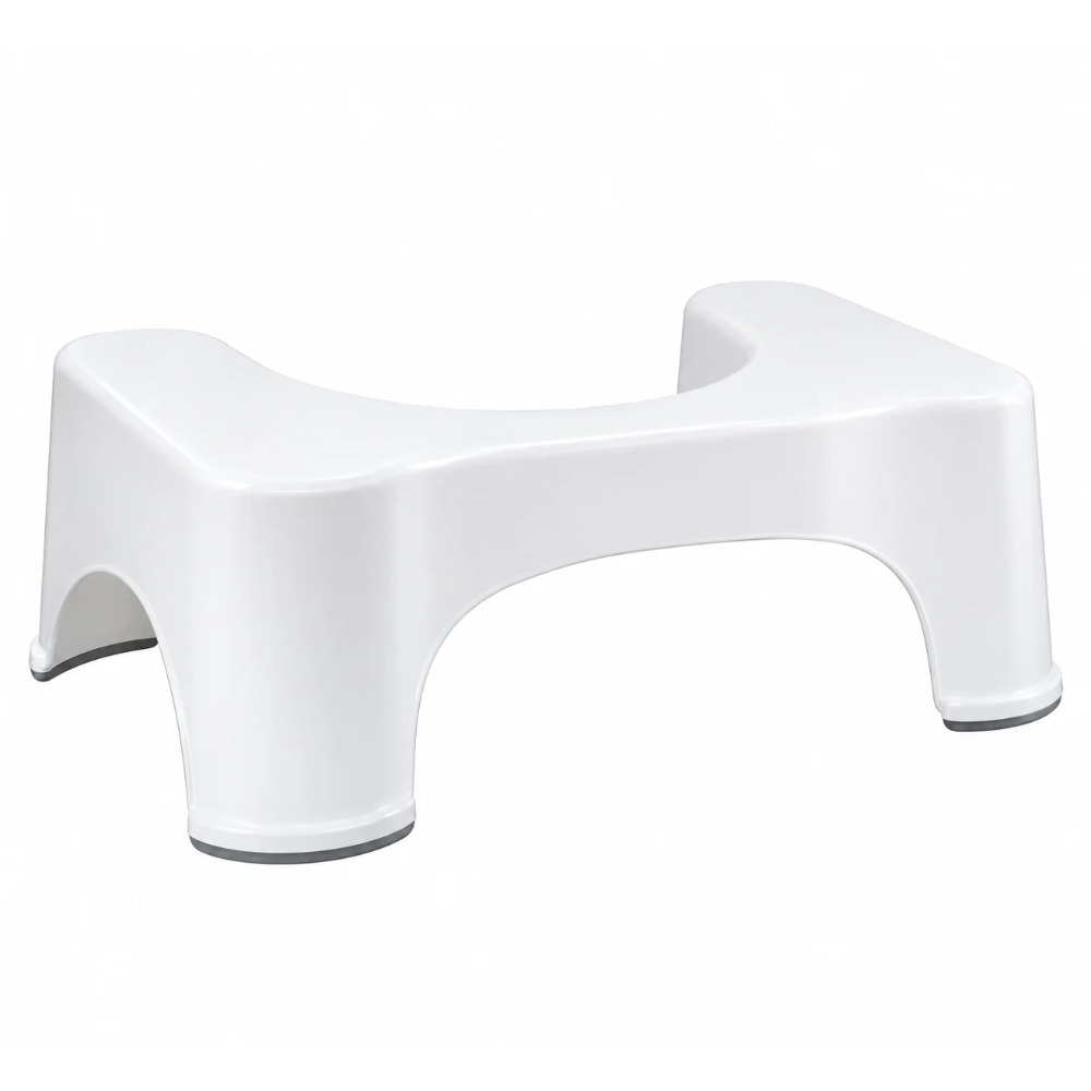 Toilet Squatting Stool, Plastic Footstool for Natural Squatting Position, 7 inches