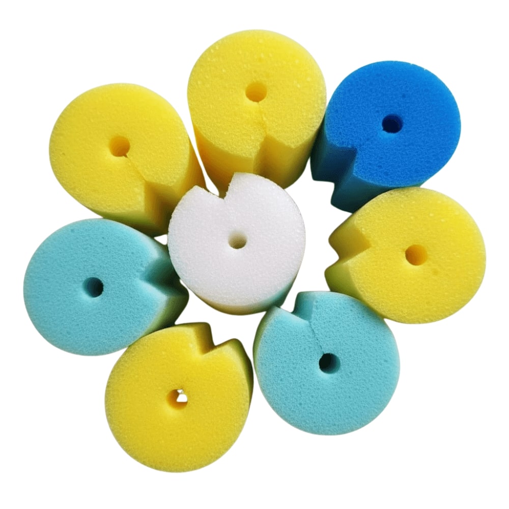Endoscope Sponge Brush, Yellow