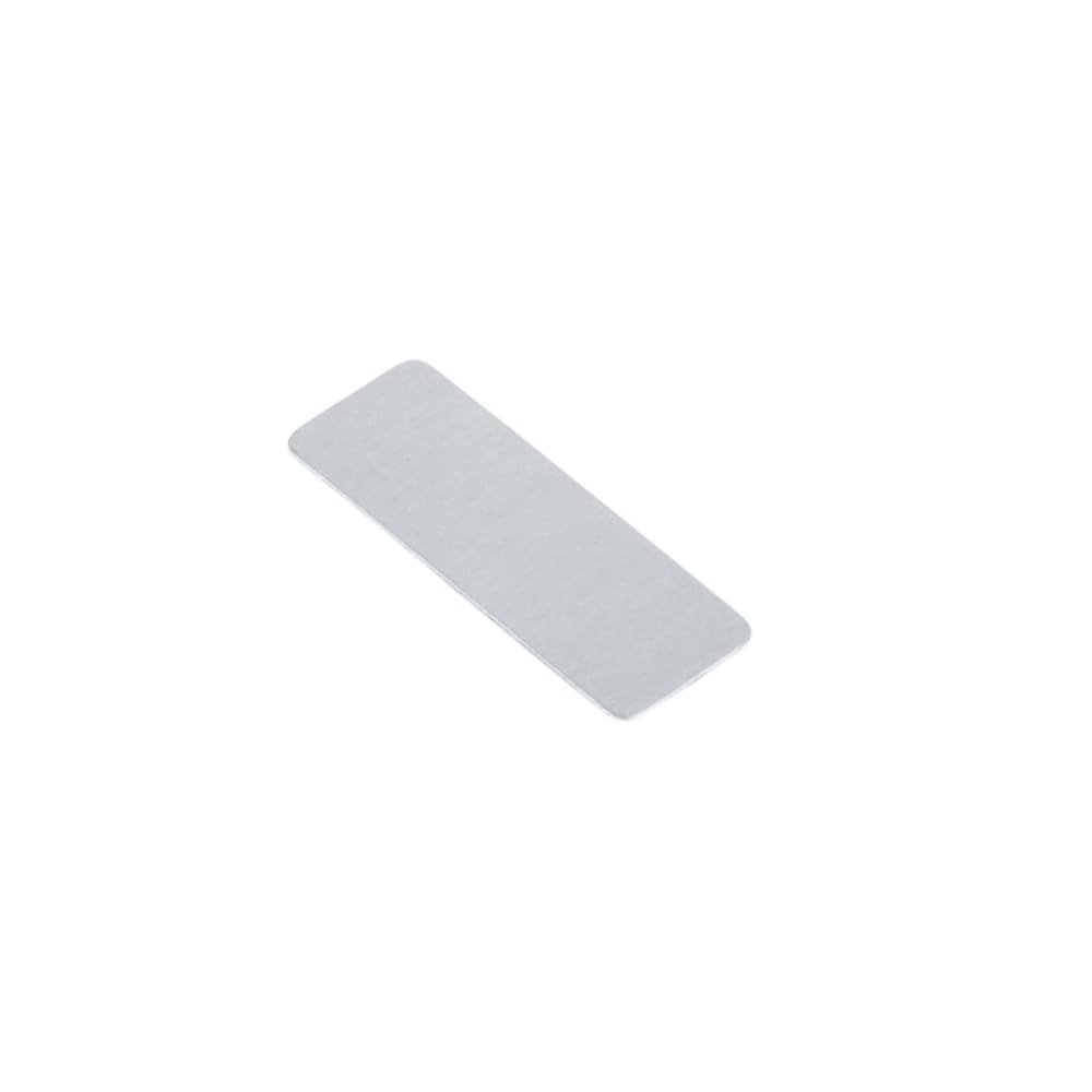 Identification Labels 50x18mm, Aluminium, Natural