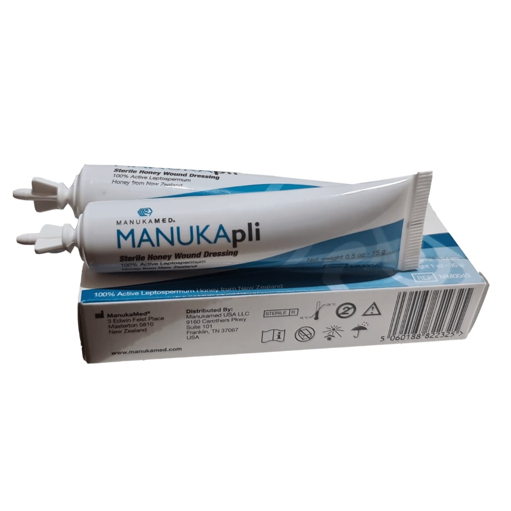 Manuka-Pli Sterile Honey Wound Dressing 15G