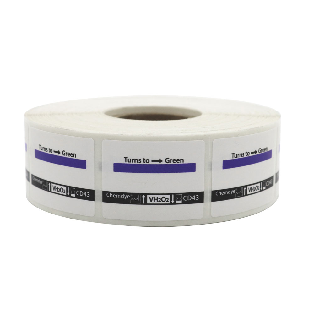 Chemical Label Indicator for labeler Gun, VH2O2, Terragene