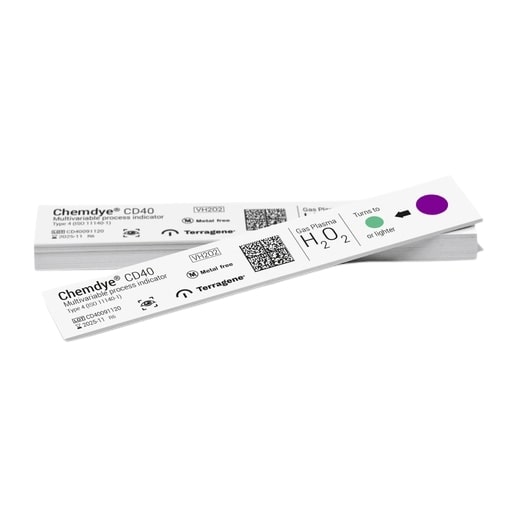 [CD40] مؤشر كيميائي شرائح لاختبار التعقيم بالحرارة المنخفضة فئة 4