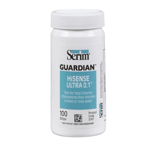 [5167] Serim - HiSense Ultra Total Chlorine Test Strips