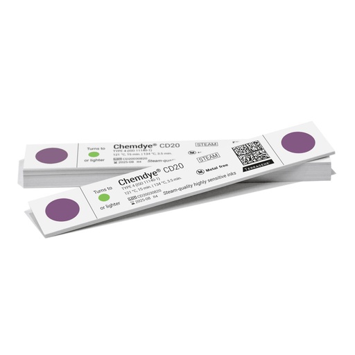 [CD202] Chemical Indicator Strips for Steam Sterilization-Type 4