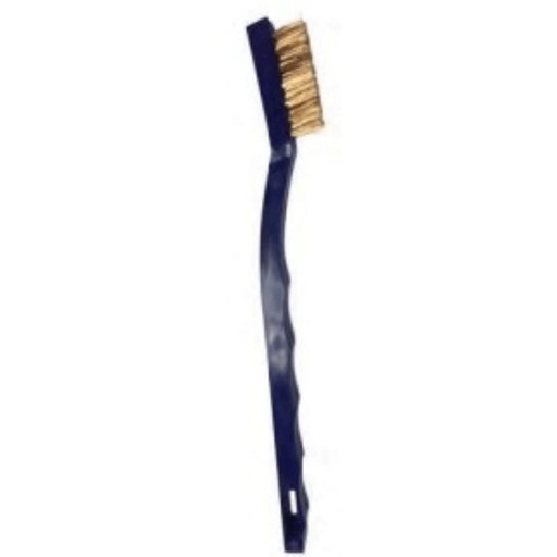 [FBC5-T002] Bristle Brush, Copper, Tooth Brush Style, Blue, 7"