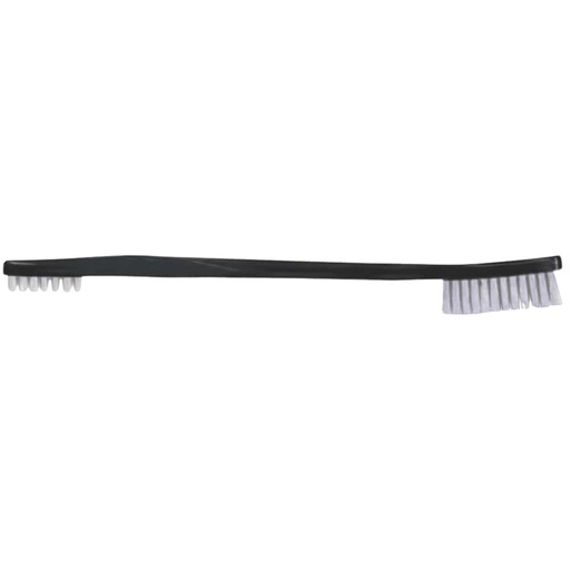 [FBC5-D01] Bristle Brush, Nylon, Double Ended, Soft/Hard, Black, 7 inches