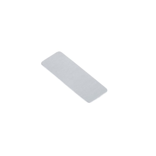 [3FEDS843210] Identification Labels 50x18mm, Aluminium, Natural