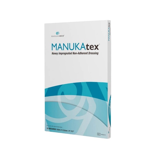 [MM0010] Manuka-Tex Honey Impregnated Non-Adherent Dressing Sheets 10*12.5cm