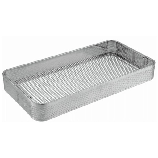 [CIL-002 006 002] Stainless Steel Tray Basket, Flat Base, 480 x 250 x 50 mm