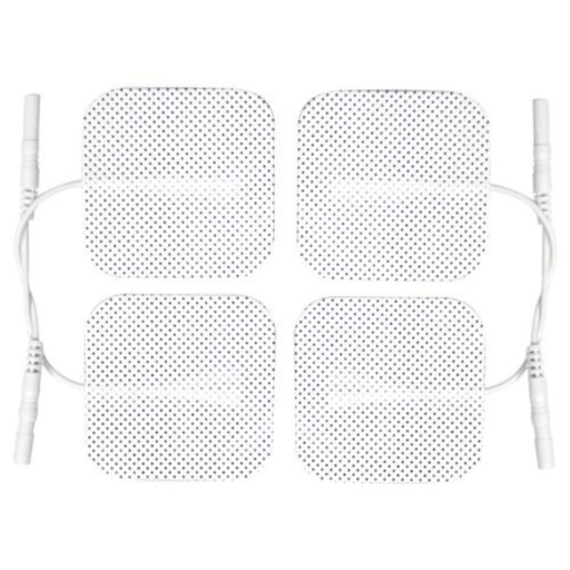 [T5-5] TENS Electrodes, Wired, Self Adhesive w/Conductive Gel, 5X5cm