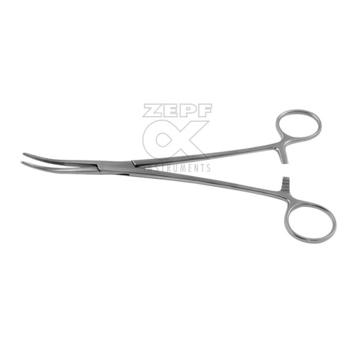 [12-4403-26] Toennis Hemostatic Forceps, Curved, Serrated, 26 cm