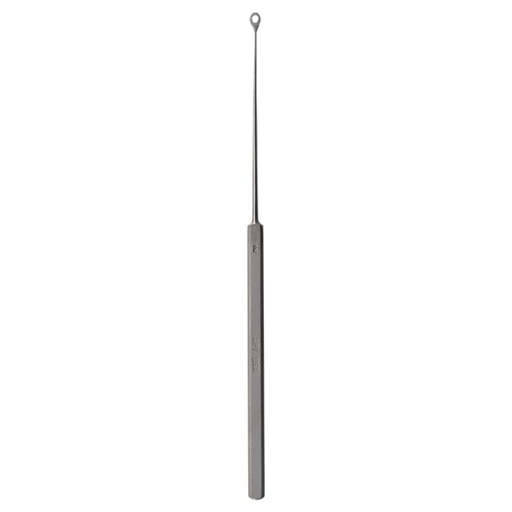 [44-1707-01] Shaphleigh Ear Curette, Curved, 13 cm 