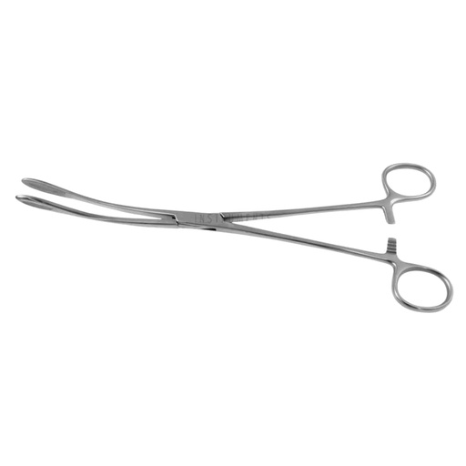 [16-1705-25] Foerster Swab Forceps, Narrow, Curved, 25 cm 