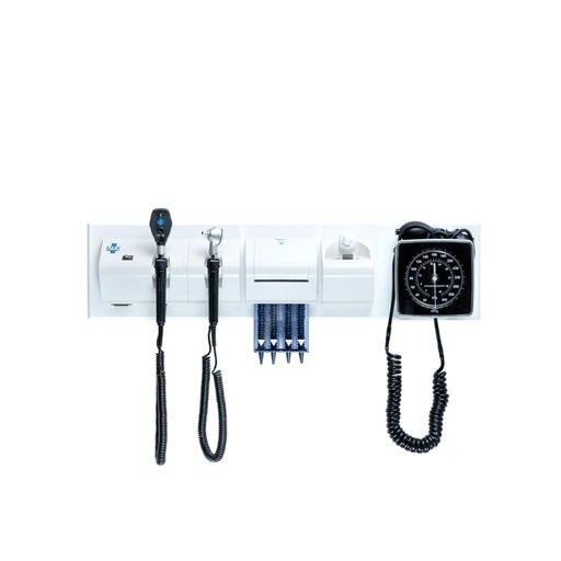 [60.500.251] Wall-mounted Diagnostic Set, Otoscope, Ophthalmoscope, Eartips Dispenser, Thermometer, Bp Apparatus, , LED Lighting
