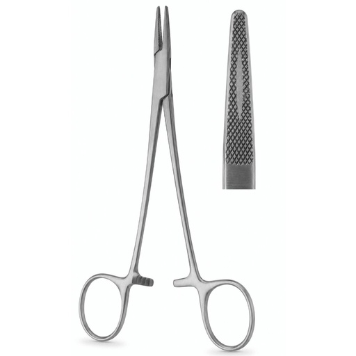 [MS-FG-016-1] Mayo-Hegar Needle Holder, Medium Fine Patterns, 14 cm