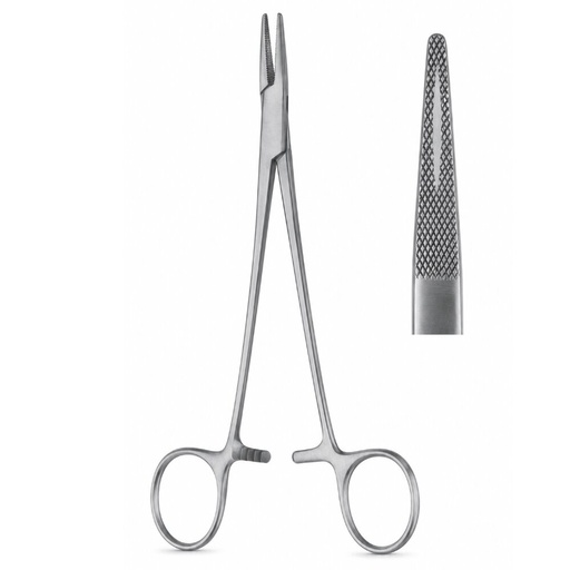 [MS-FG-017] Mayo-Hegar Needle Holder, Medium Fine Patterns, 18 cm