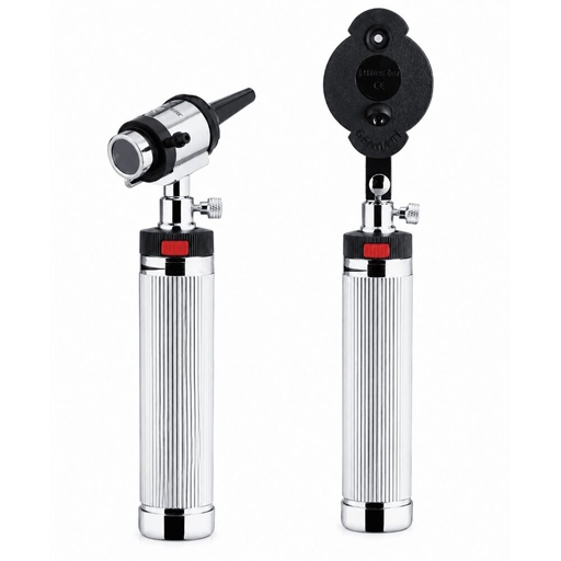 [Otoscope2010 / Opth2020] طقم منظار الأذن يوني I و منظار قاع العين يوني II ماي، منظم لشدة الإضاءة ،مقبض مع بطاريات من النوع C